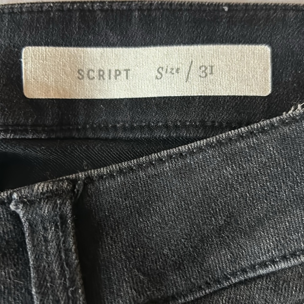 Pilcro Black Skinny Jeans with Embellishments - Picture 8 of 9